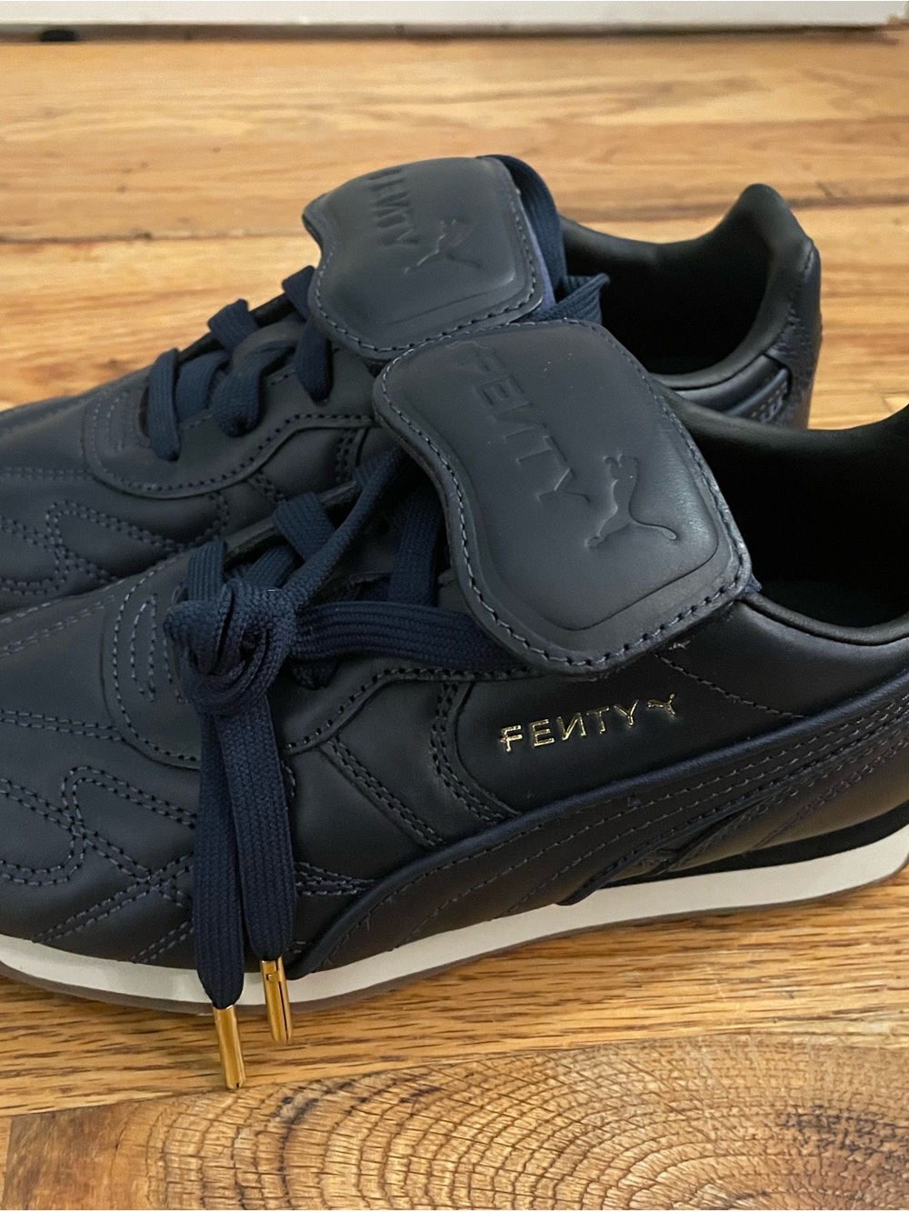 Puma Fenty Navy Blue Kids Unisex Shoes Size US 2.5 C EUR 34